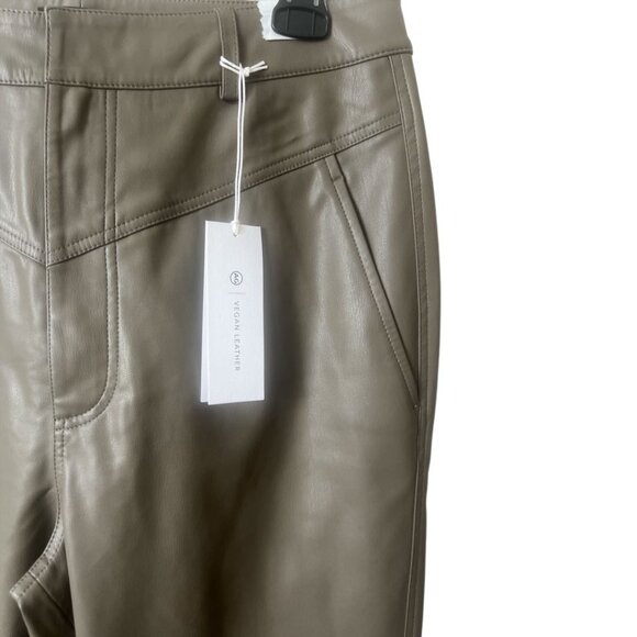 NWT AG Cleo Portobello Road Vegan Leather Cropped Pants Size 29 Reg. $328 - Picture 12 of 12